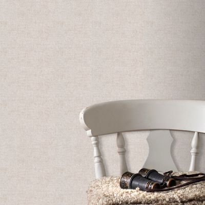 Papier peint intissé Uni Lin 1005 x 52cm Beige