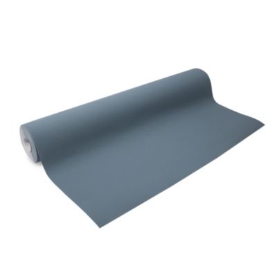 Papier peint intissé Uni Vinyle 1005 x 52cm Bleu