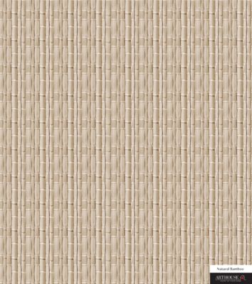 Papier Peint intissé Arthouse Bamboo Weave naturel motif florale arbres et nature beige L.100,5 x l.53 cm