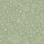 Papier peint intissé Babyland 2 Lutece mat et satiné enfant, animaux vert, blanc l.1005 x l.53 cm