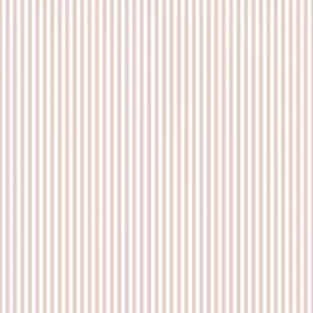 Papier peint intissé Babyland 2 Lutece mat et satiné rayure rose l.1005 x l.53 cm