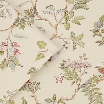 Laura Ashley Milford Grape Superior Quality Wallpaper X 1