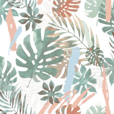 Papier peint intissé feuillage Wonderland vert L.1005 x l.53cm Ugépa