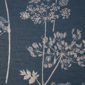 Papier peint intissé Fleur Sauvage L.1005 x l.52cm bleu