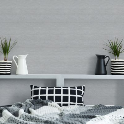 Papier peint Intissé GoodHome Agat gris clair