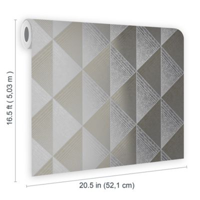 Papier peint Intissé GoodHome Argin gris