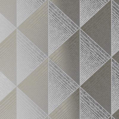 Papier peint Intissé GoodHome Argin gris