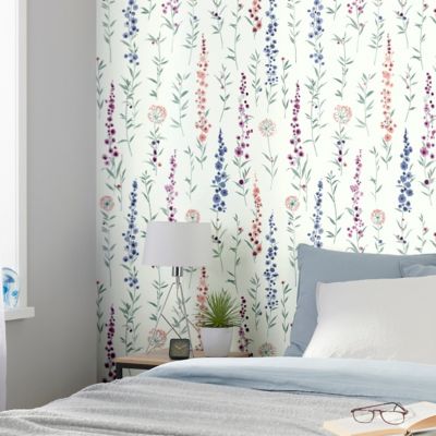 Papier peint intissé GoodHome Bifora mauve