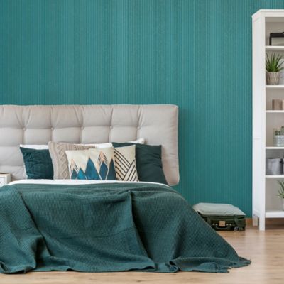Papier peint intissé GoodHome Crisal vert d'eau