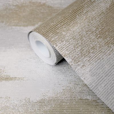 Papier peint intissé GoodHome Jasper coloris naturel