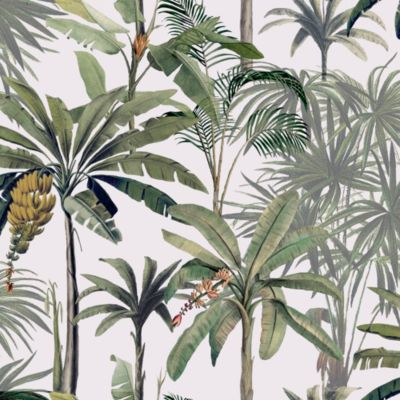Papier peint Intissé GoodHome Pirit vert et crème