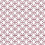 Papier peint intissé Jardin Secret Lutece mat et satiné hexagone rouge, blanc l.1000 x l.53 cm