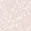 Papier peint intissé Lalala Lutece mat et satiné enfant, animaux rose pale, rose, blanc l.1005 x l.53 cm