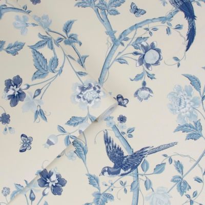 Rouleau De Papier Peint Laura Ashley Westwick Acier - Neuf, Supérieur