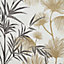 Papier peint intissé palmier bambou GoodHome écru