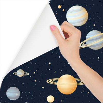 Papier Peint Intisse Photo Pour Chambre Enfants PLANETES Etoiles Cosmos 450cm x 300cm