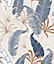 Papier peint intissé Selago Arthouse feuilles beige