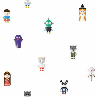 Papier peint intissé Superfresco Easy interactif plein d'histoires