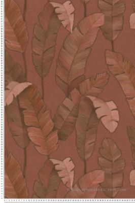 Papier peint Jungle Terracotta Metropolitan Stories 3 Travel Styles A.S. Création