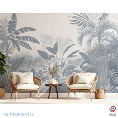 Papier peint Jungle tropicale 6, Aquarelle - Intissé - 200 cm - 280 cm - MaCrédenceDéco