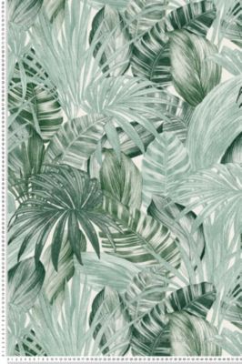 Papier peint Jungle Vert Greenery A.S. Création