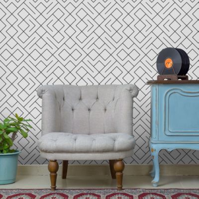 Papier Peint Motifs Géométriques Abstraits Pour La Chambre
