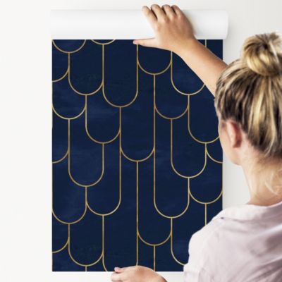 Papier Peint MOTIFS Geometrique Pour Chambre