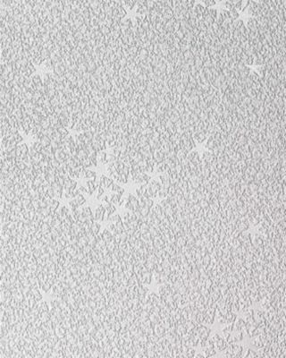 Papier peint mur et plafond EDEM 533-30 blanc-gris étoiles étincelantes