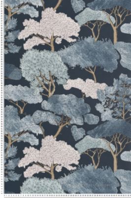 Papier peint Nature Bleu Jardin d'Eden Lutèce