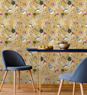 papier-peint-oriental-motif-floral