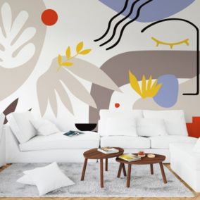 Papier Peint Panoramique Abstrait Multicolore - 99DECO - L432xH270cm