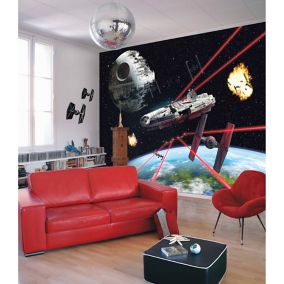 Papier peint panoramique Faucon Millenium Star Wars 368 x 254 cm Komar