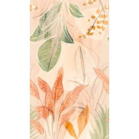 Papier peint panoramique Grandeco feuilles flowers L.280 x l.159 cm