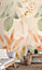 Papier peint panoramique Grandeco feuilles flowers L.280 x l.159 cm