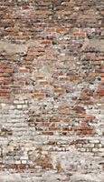 Papier peint panoramique Grandeco urban brick L.280 x l.159 cm