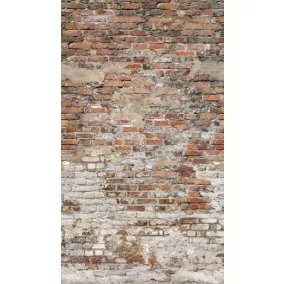 Papier peint panoramique Grandeco urban brick L.280 x l.159 cm