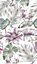 Papier peint panoramique Grandeco wild lillies lilas L.280 x l.159 cm