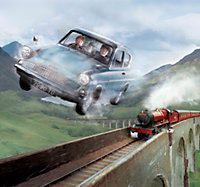 Papier peint panoramique Harry Potter en route pour Poudlard 1005 x 52cm