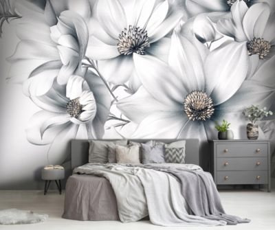 Personnalisé Papier Peint Panoramique Intissé Lignes Minimalistes