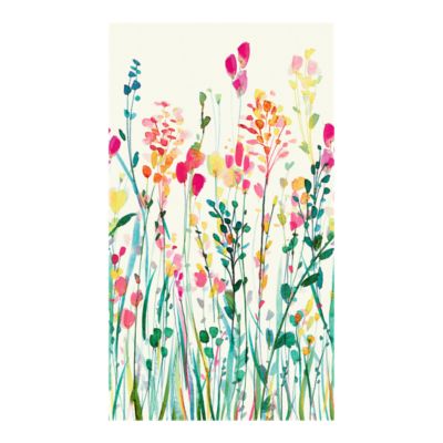 Papier peint panoramique intissé GoodHome Sinopia fleurs multicouleurs L.280 x l.159 cm