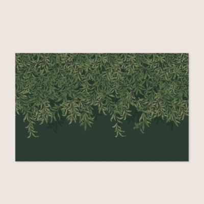Papier peint panoramique intissé Willow bough deep vert L.4000 x l.250cm William Morris