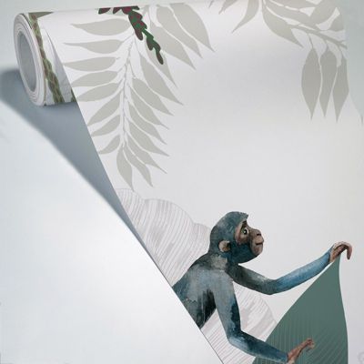 Papier Peint Panoramique Jungle Multicolore - 99DECO - L432xH270cm