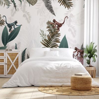 Papier Peint Panoramique Jungle Multicolore - 99DECO - L432xH270cm