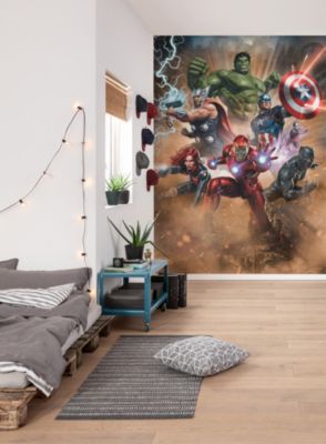 Papier peint panoramique Komar Avengers Superpower L.2 m x l.280 cm