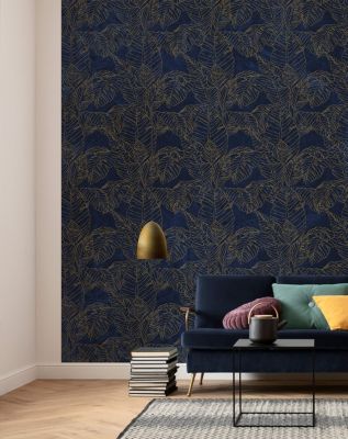 Papier peint panoramique Komar Feuille d'or L.2 m x l.280 cm