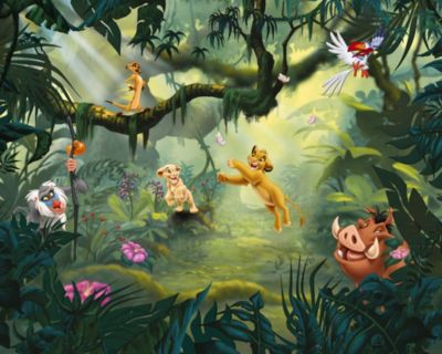 Papier peint panoramique Komar Lion King Hakuna Matata L.3.5 m x l.280 cm