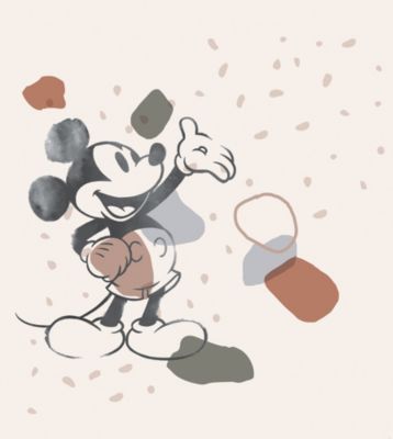 Papier peint panoramique Komar Mickey Organic Shapes L.2.5 m x l.280 cm