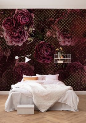 Papier peint panoramique Komar Rouge intense L.3.5 m x l.280 cm