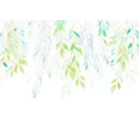 Papier peint panoramique Komar Summer leaves L.3.5 m x l.250 cm