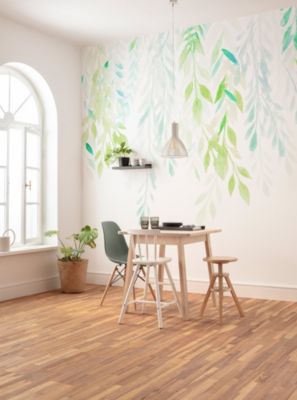 Papier peint panoramique Komar Summer leaves L.3.5 m x l.250 cm